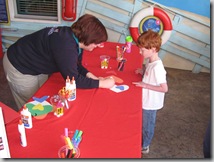 Sea-Life Aquarium Arts & Crafts Table