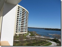 View from the Bay Lake Tower Skybridge