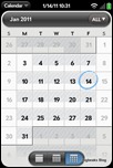 webOS Calendar - Monthly View