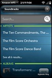 webOS Amazon MP3 Store